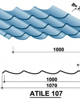 Tấm lợp Austnam ATILE107